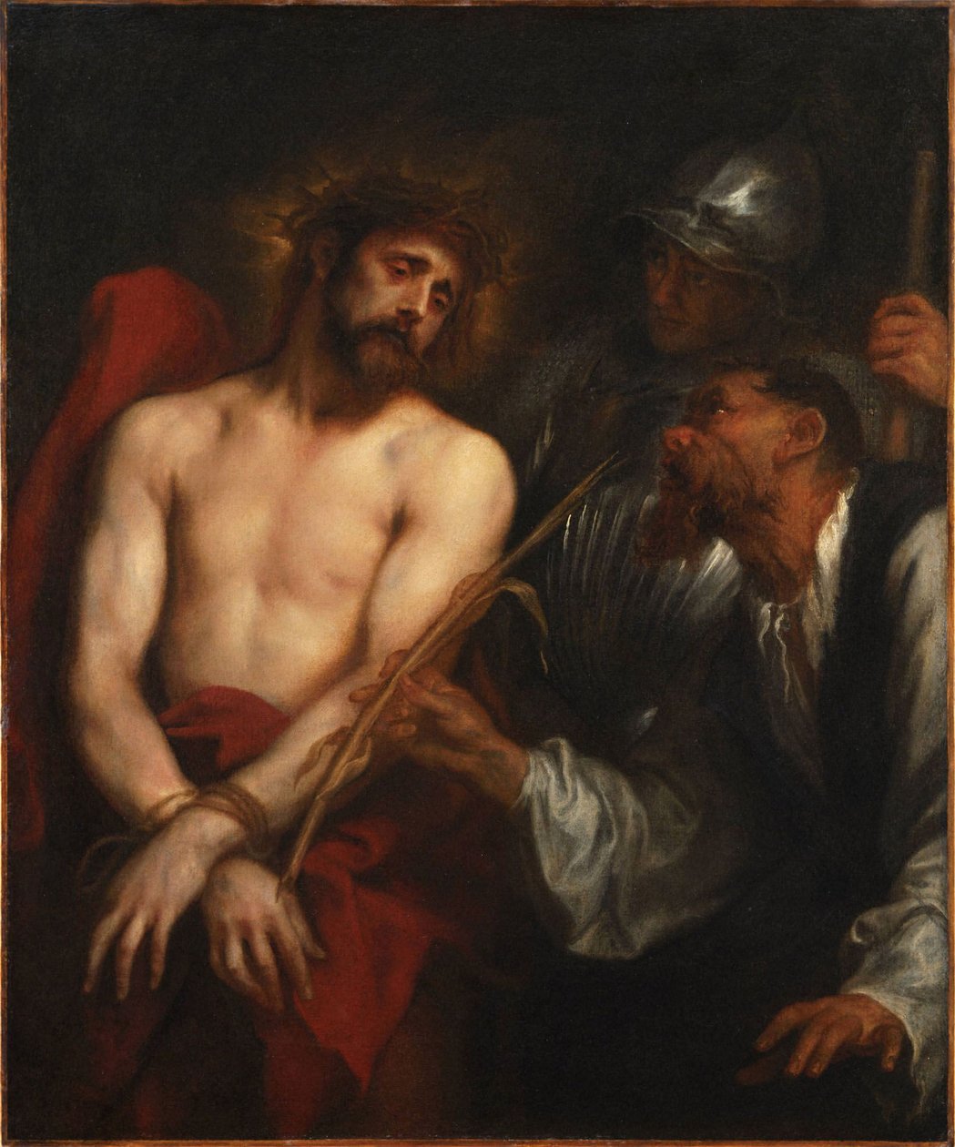 La burla de Cristo de Anthony van Dyck