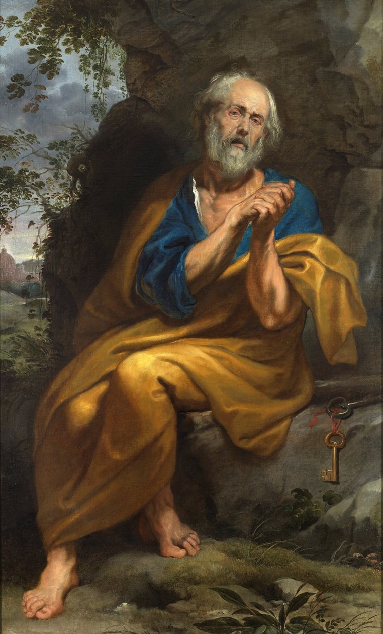 San Pedro penitente de Anthony van Dyck