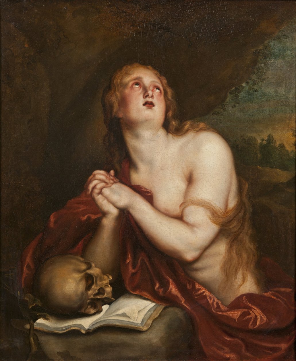 Santa María Magdalena penitente de Anthony van Dyck