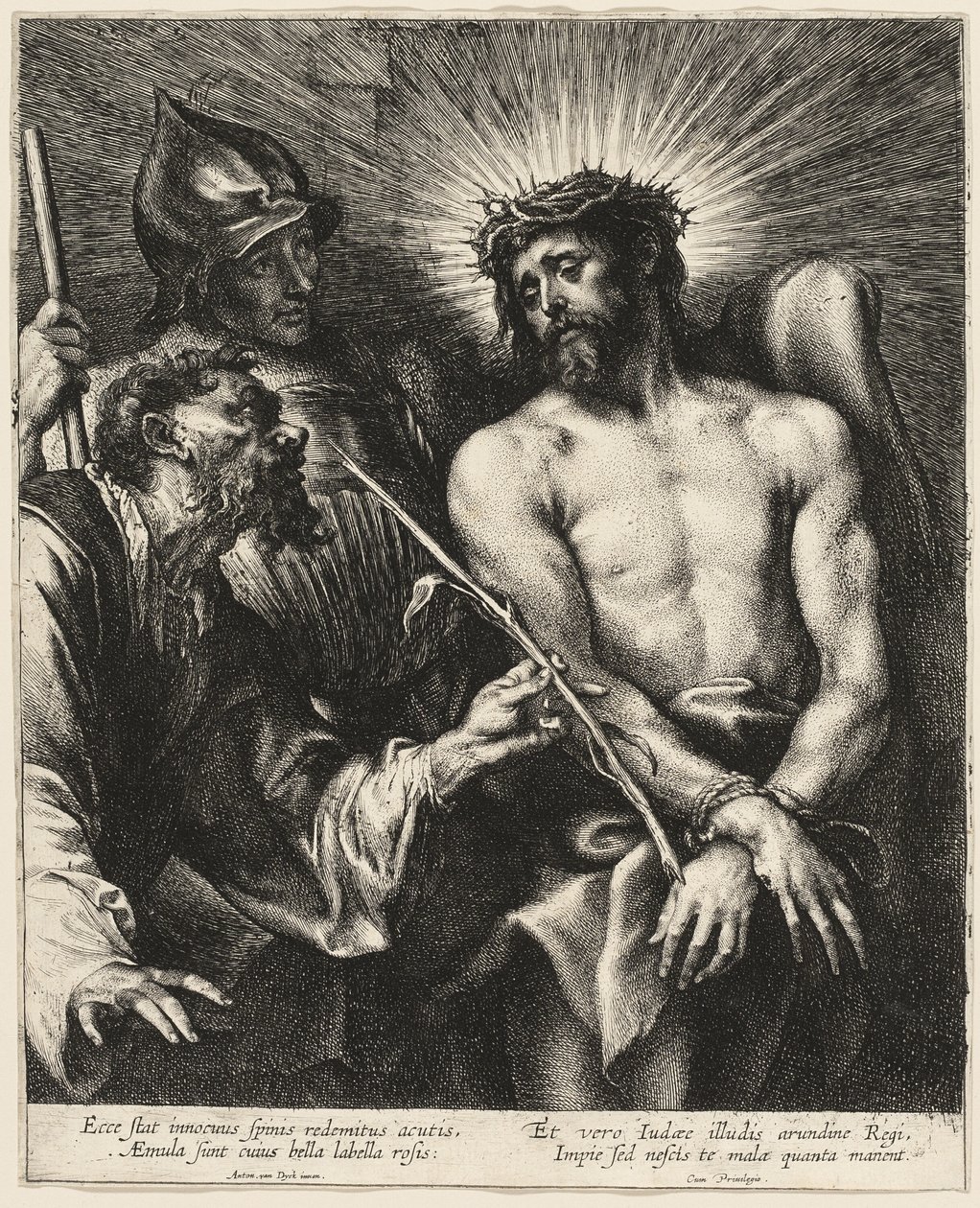 La caña ofrecida a Cristo de Anthony van Dyck