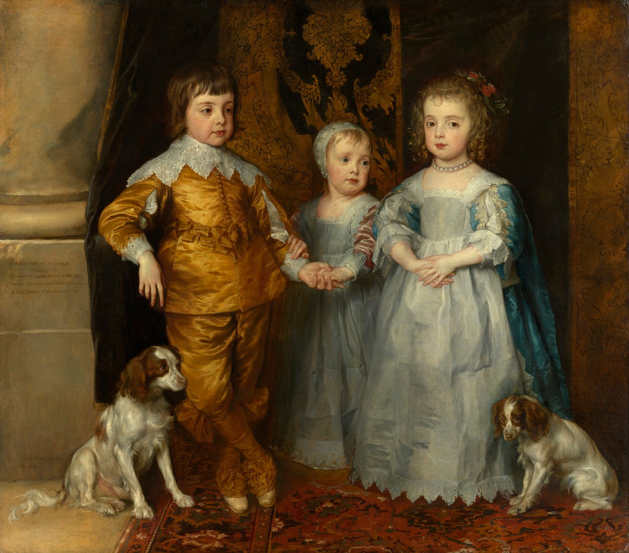 Los tres hijos mayores de Carlos I de Anthony van Dyck