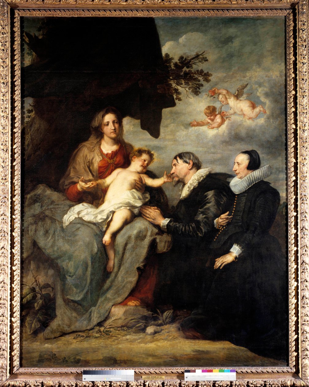 La Virgen con el Niño y los donantes de Anthony van Dyck