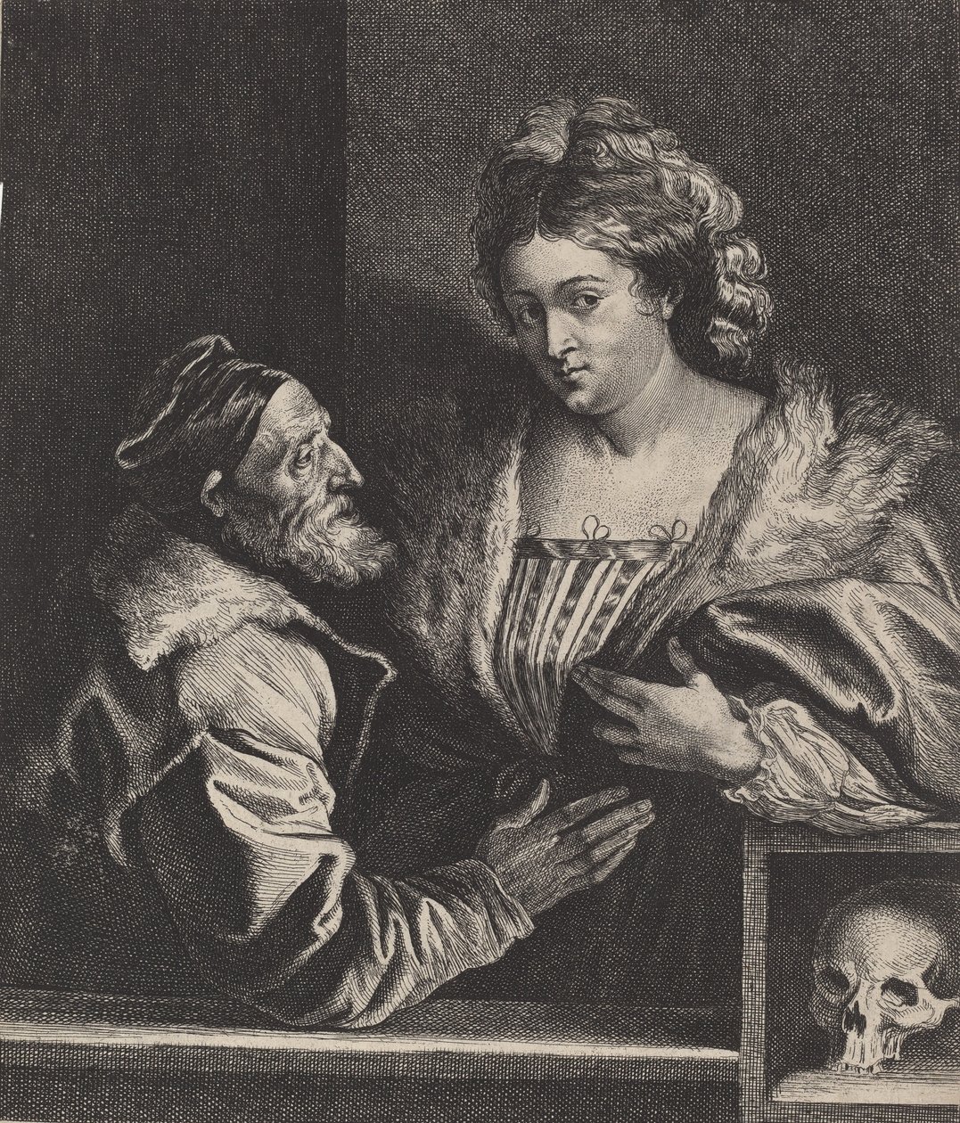 La amante de Tiziano de Anthony van Dyck