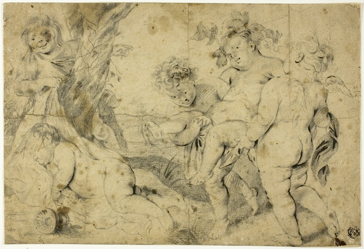 El joven Baco y sus compañeros de Anthony van Dyck