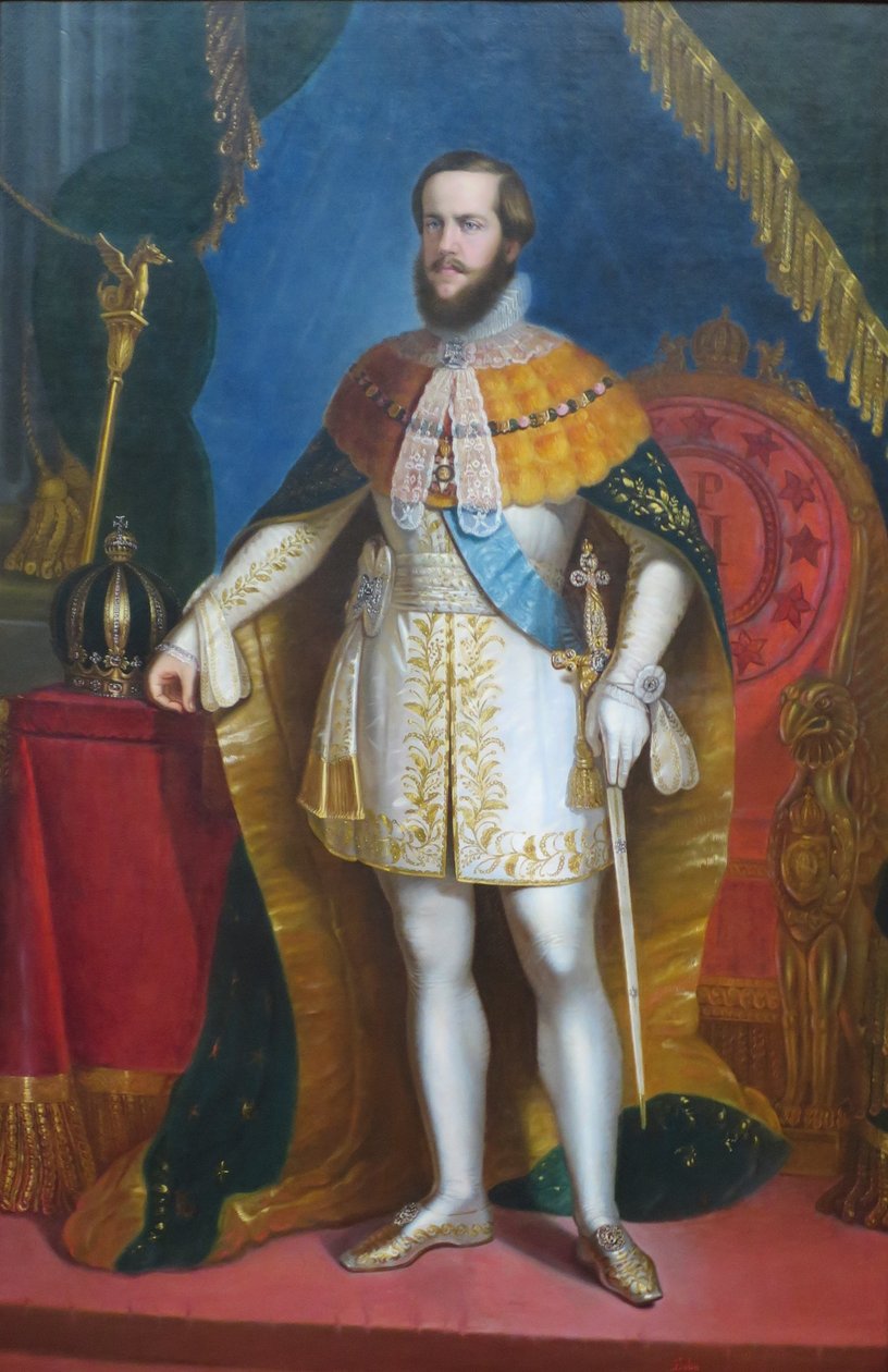 Retrato del Emperador D. Pedro II de Antônio Sousa de Lobo