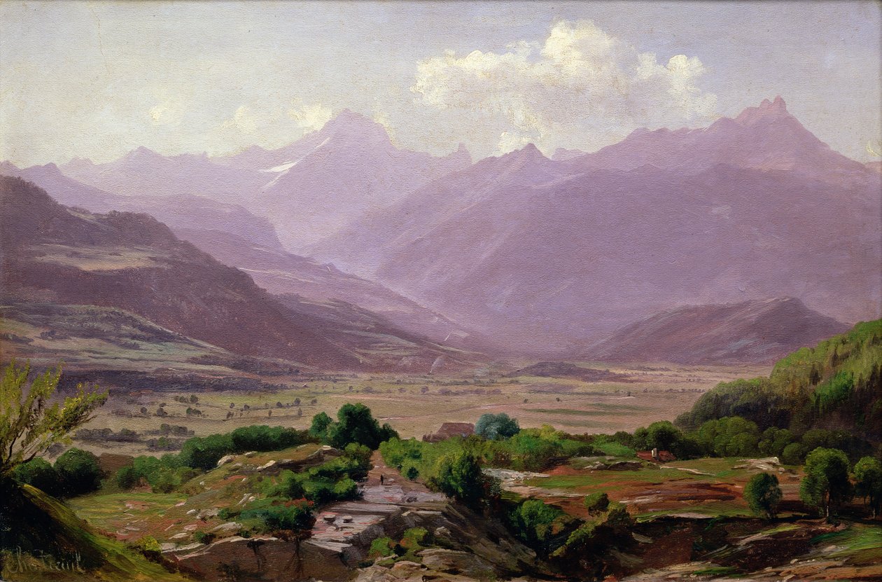 Un valle al amanecer, 1852 de Antoine Chintreuil