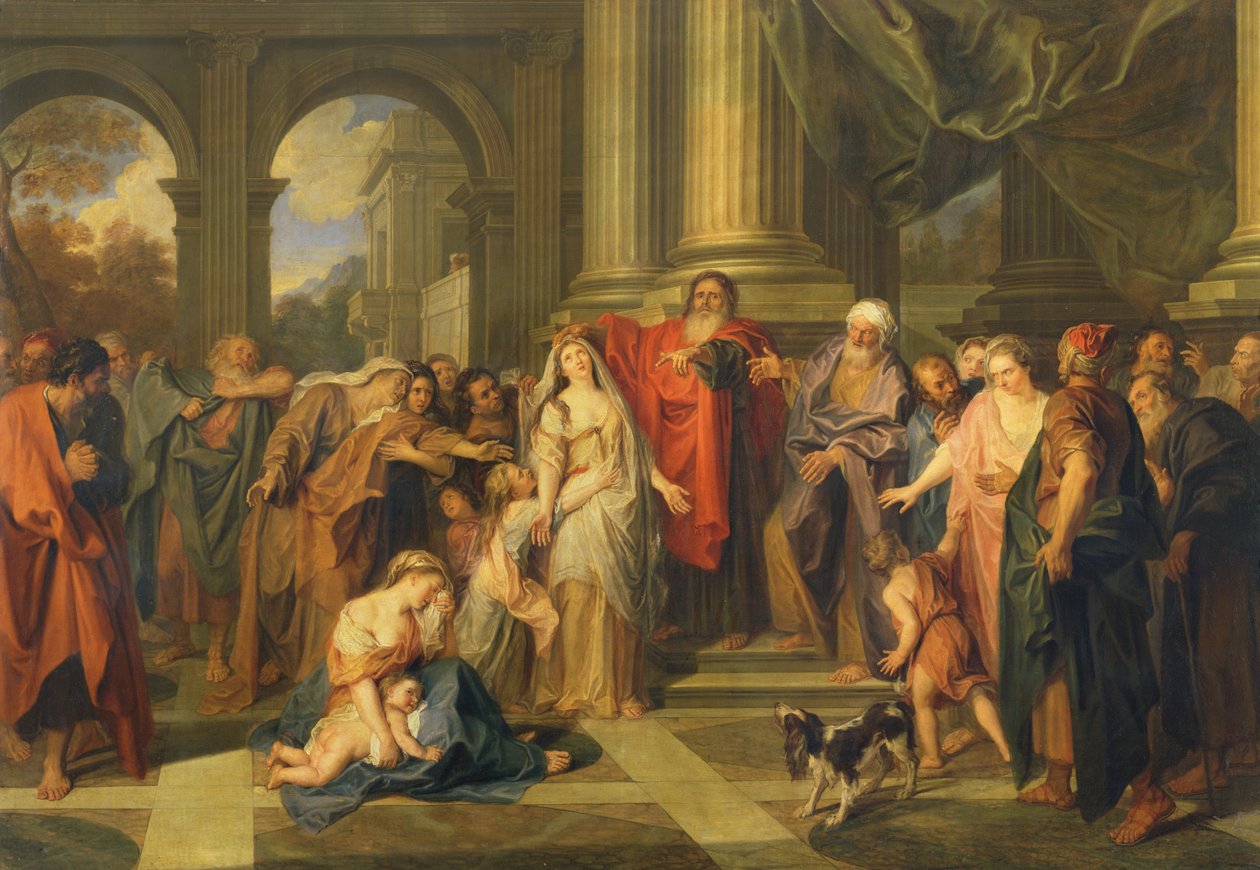Susana acusada de adulterio de Charles Antoine Coypel