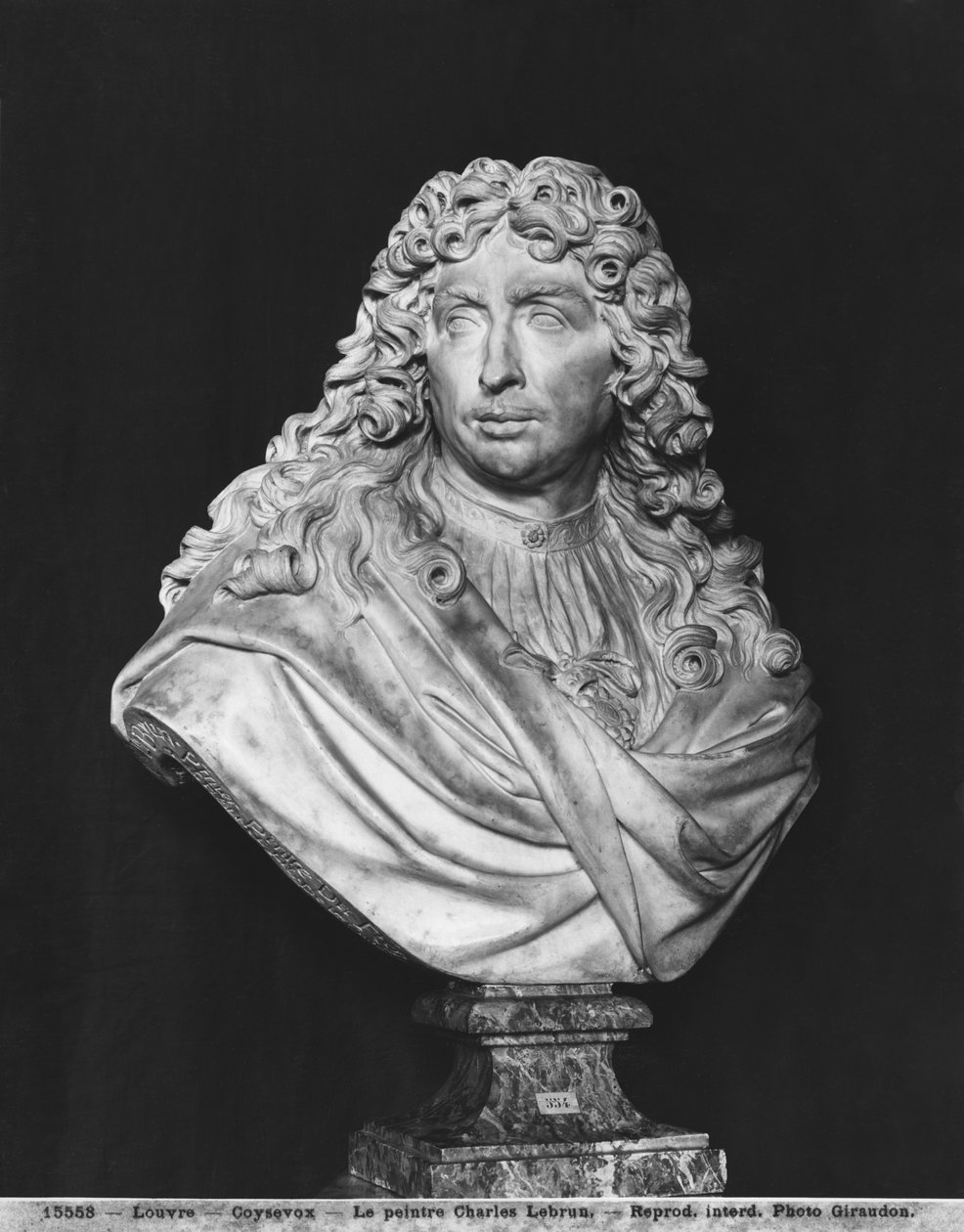 Busto de Charles Le Brun, 1679 de Antoine Coysevox