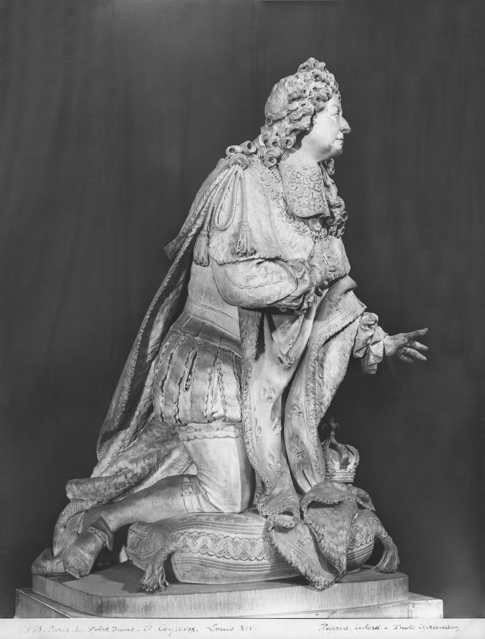 Voto de Luis XIII 1601-43 detalle de Luis XIV 1638-1715 1713-15 de Antoine Coysevox