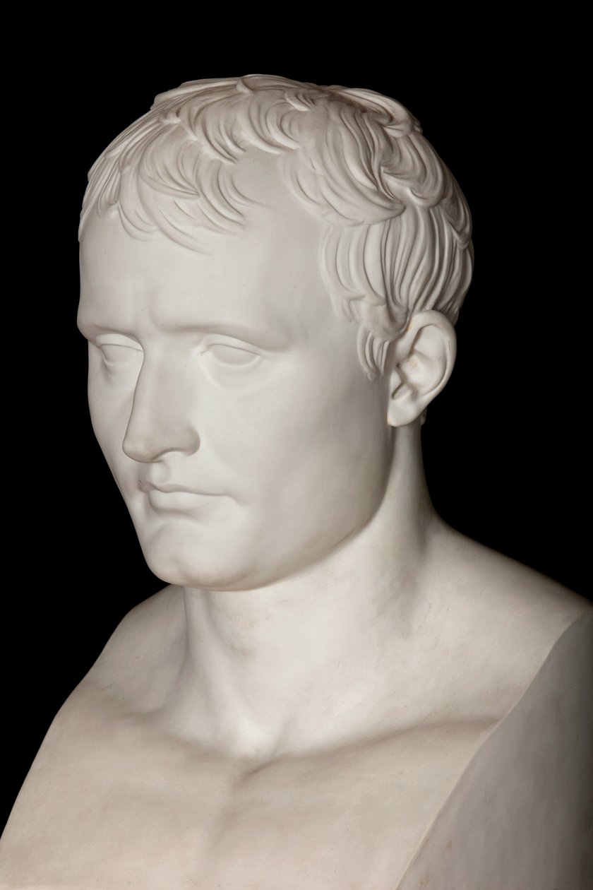 Busto del Emperador Napoleón I (detalle) de Antoine Denis Chaudet