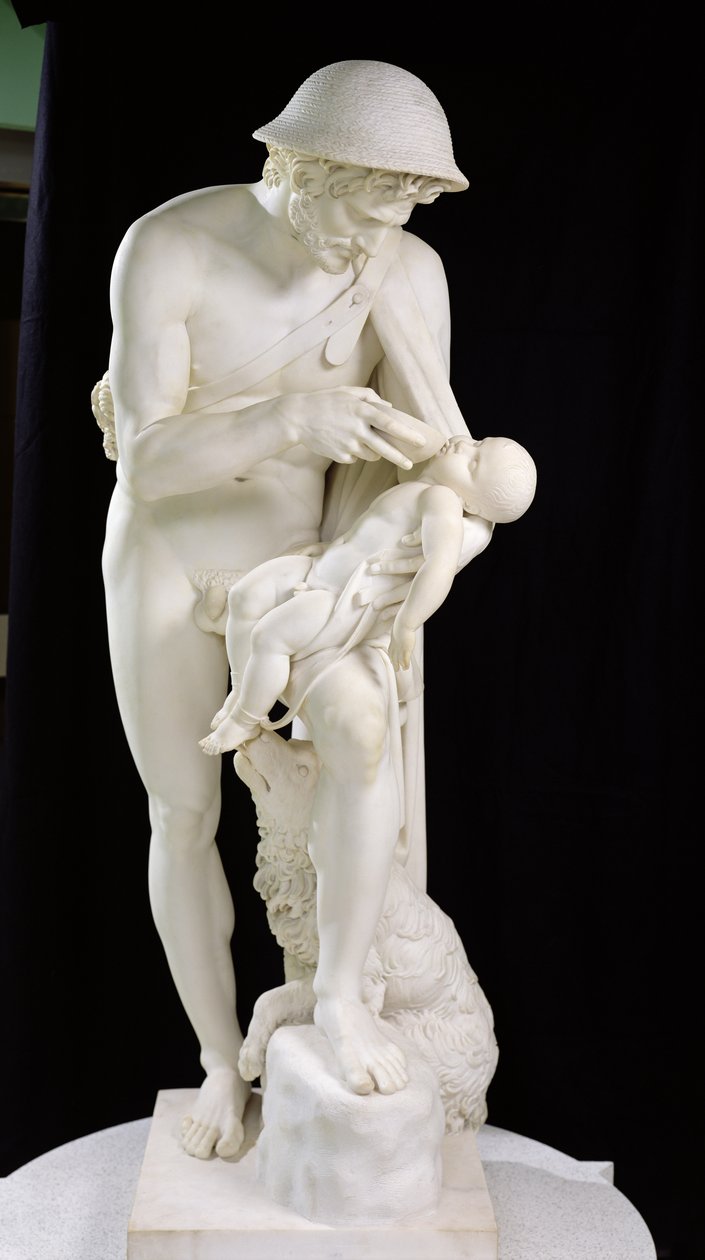 Phorbas reviviendo a Edipo, 1802-18 de Antoine Denis Chaudet