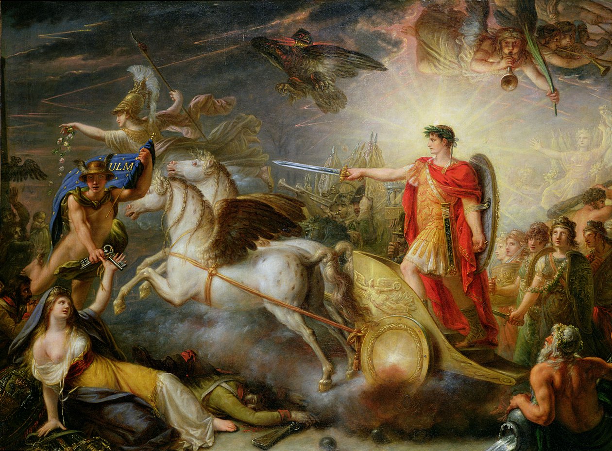 Alegoría de la Rendición de Ulm, 20 de octubre de 1805 de Antoine François Callet