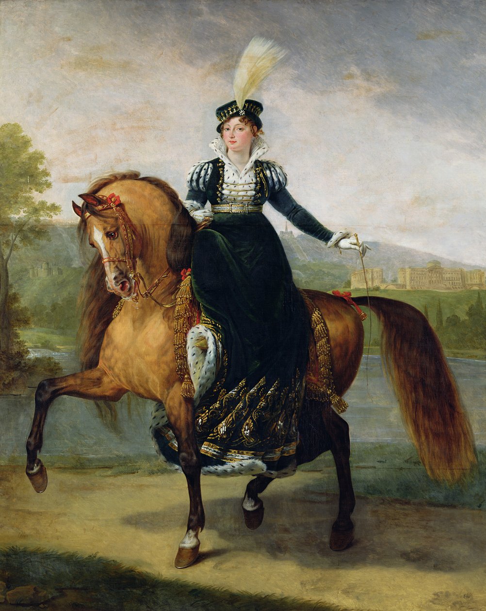 Retrato ecuestre de Catalina de Wurtemberg de Antoine Jean Gros
