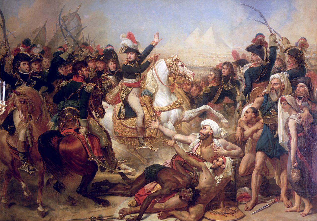 La batalla de las Pirámides, 21 de julio de 1798 de Antoine Jean Gros