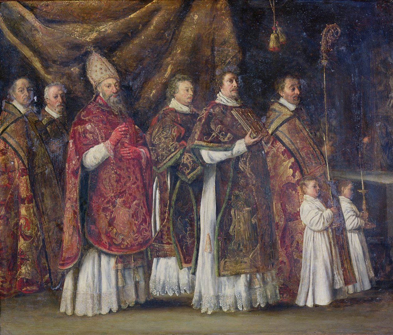 La Misa Pontifical o, La Procesión de Antoine Le Nain