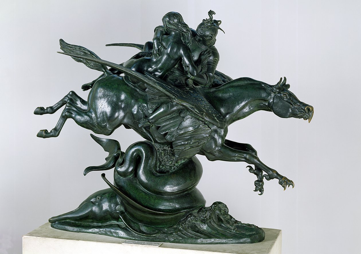 Ruggiero y Angélica de Antoine Louis Barye