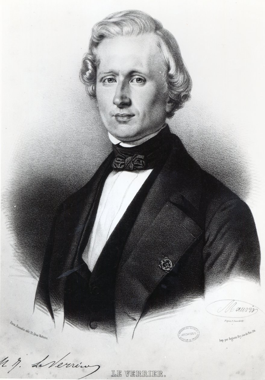 Urbain Le Verrier (1811-77) de Antoine Maurin