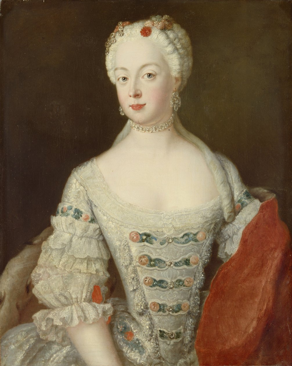 Princesa heredera Elisabeth Christine von Preussen, c.1735 de Antoine Pesne
