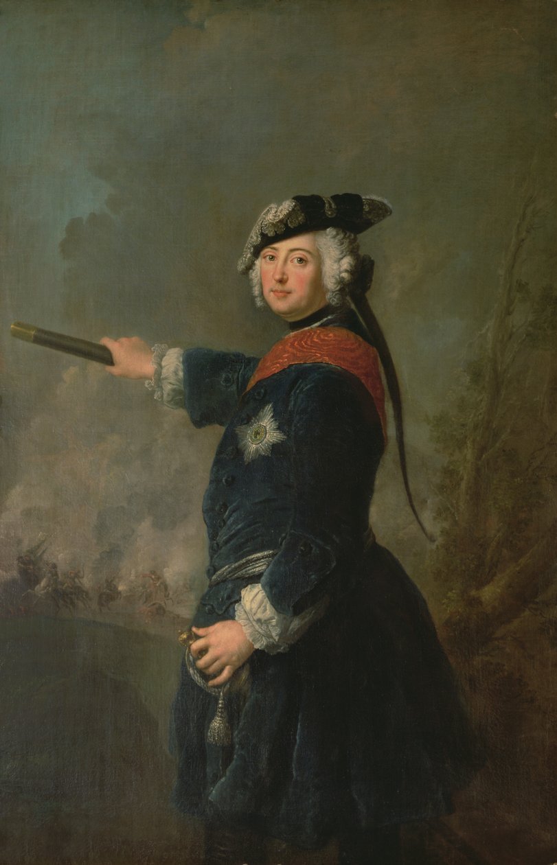 El rey Federico II el Grande de Prusia, 1746 de Antoine Pesne