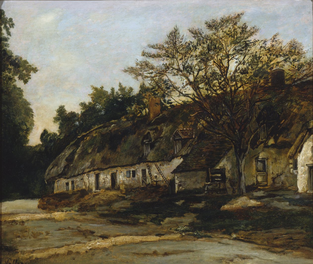 Cabaña de paja de Antoine Vollon