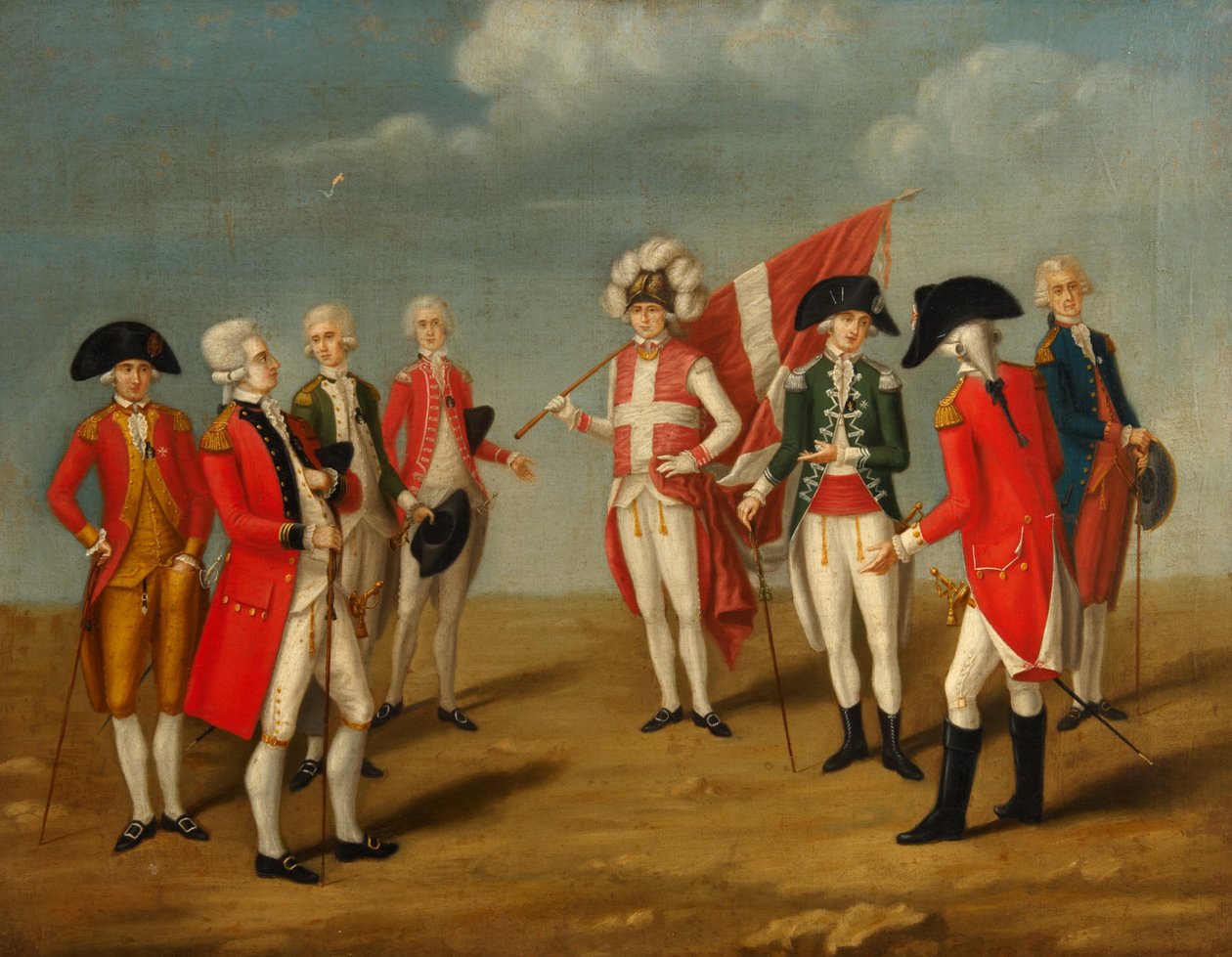 Dignatarios de la Orden de San Juan - Caballeros de Malta de Antoine de Favray
