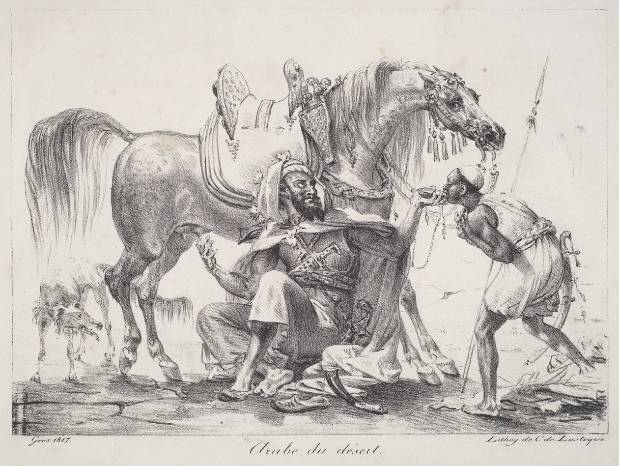 Árabe del desierto de Antoine-Jean Gros
