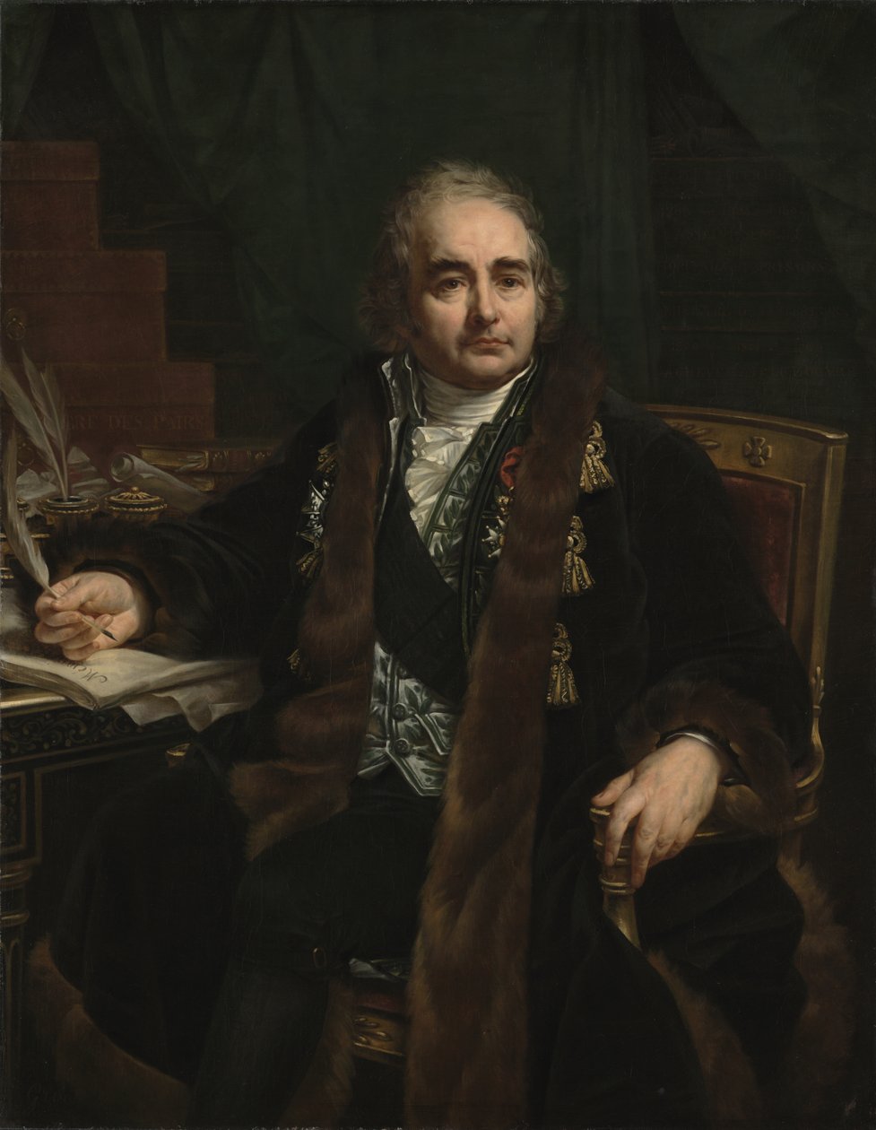 Retrato del Conde Jean-Antoine Chaptal de Antoine-Jean Gros