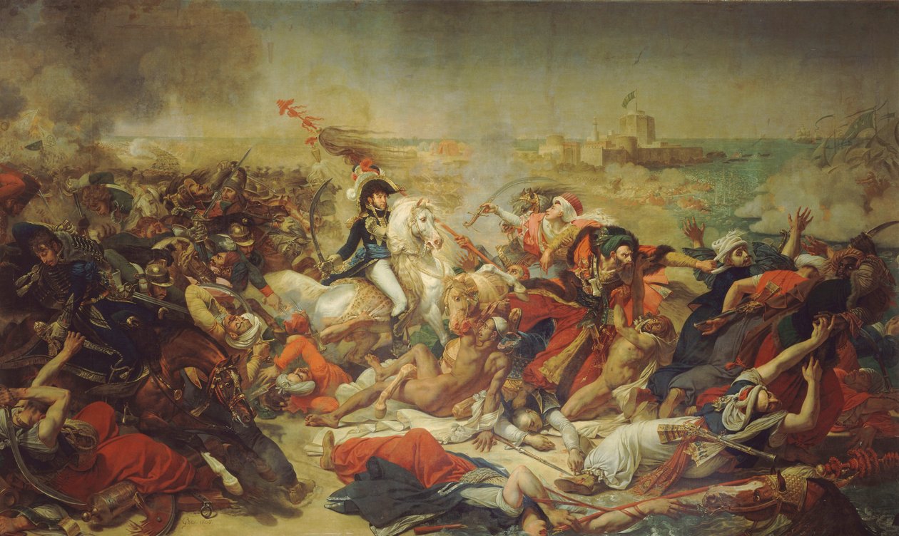 La batalla de Abukir, 25 de julio de 1799 de Antoine-Jean Gros