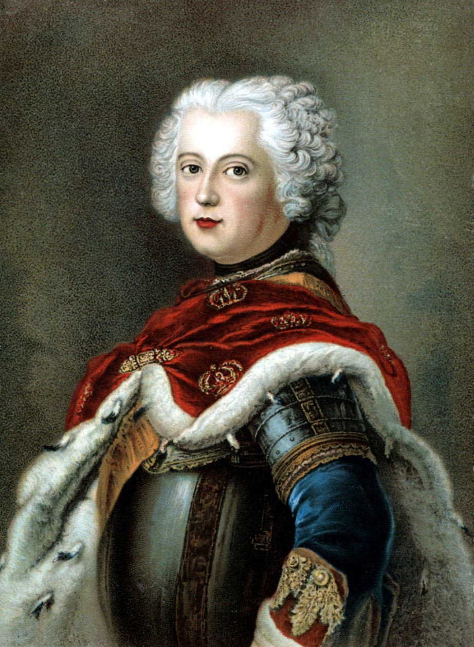 Federico II el Grande, rey de Prusia de Antoine (after) Pesne
