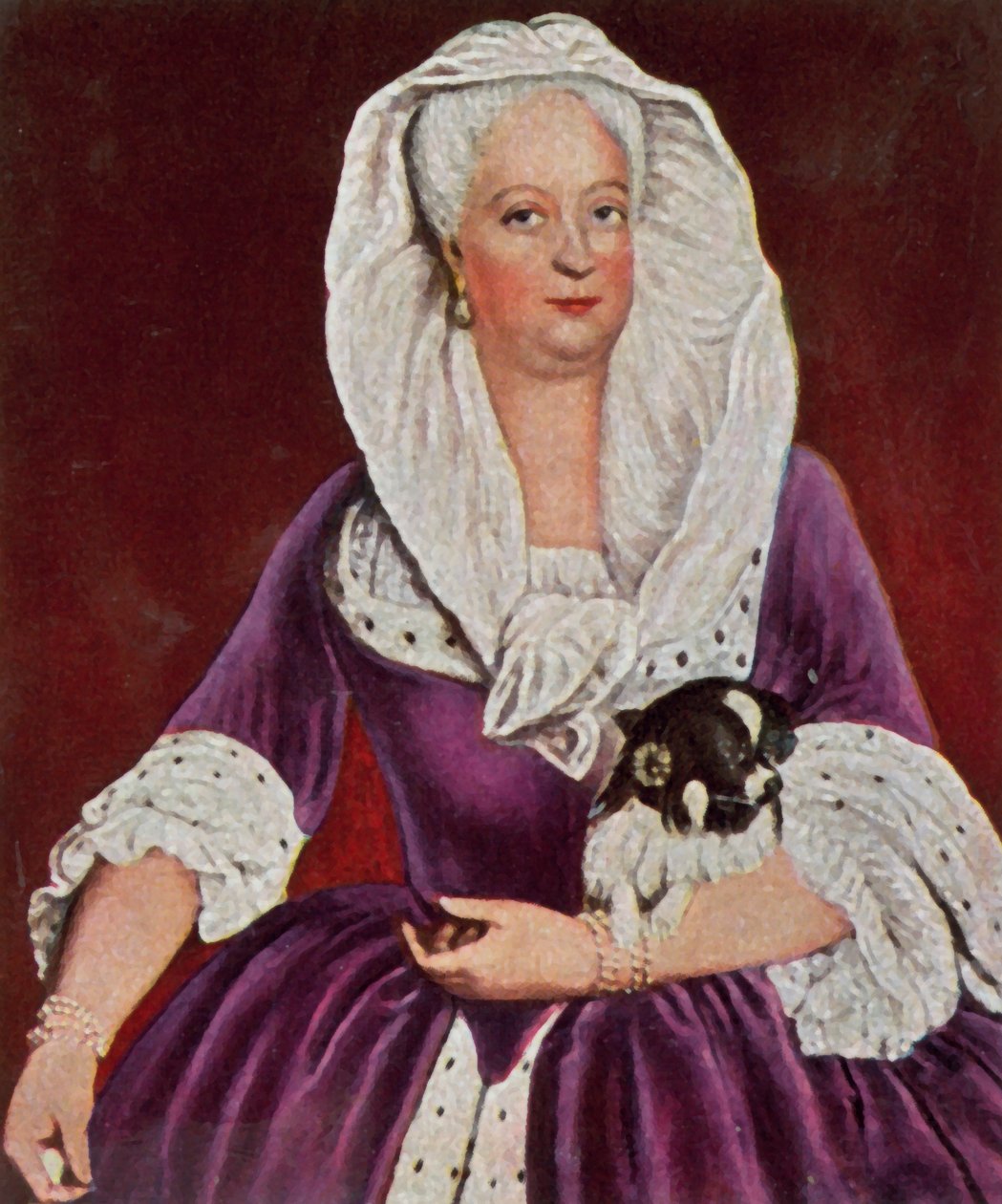 La madre de Federico el Grande de Antoine (after) Pesne