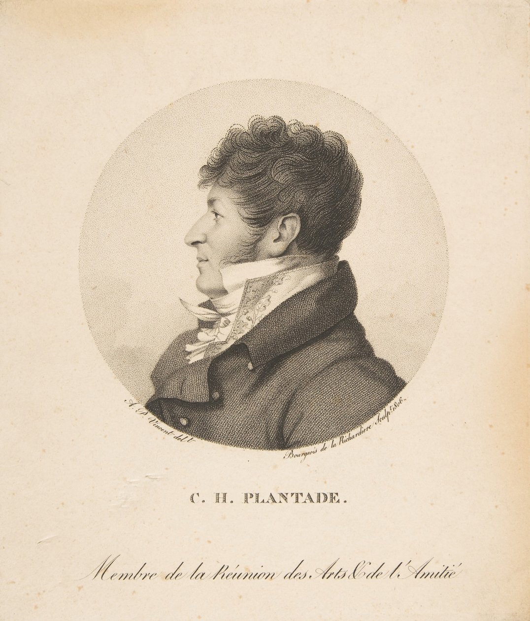 Charles Henri Plantade, 1806 de Antoine Achille Bourgeois de La Richardiere
