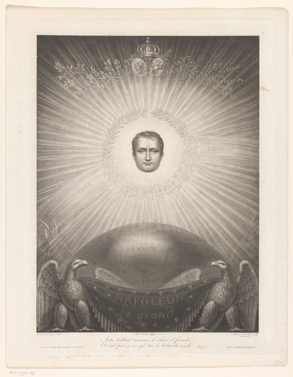 Glorificación de Napoleón Bonaparte de Antoine Aubert