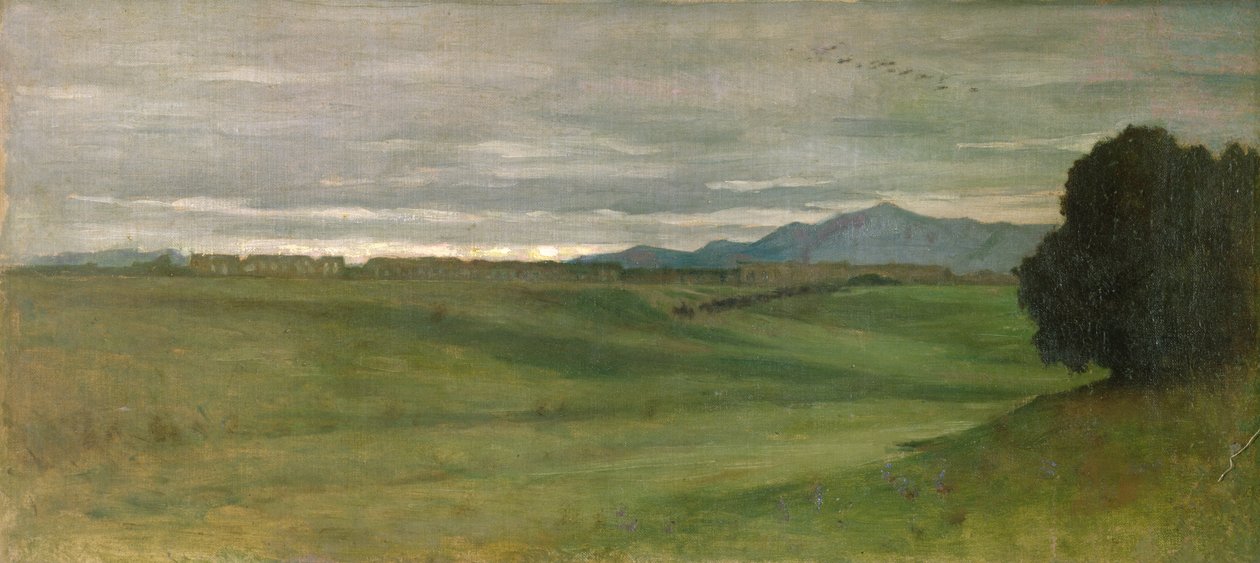 Paisaje romano de Antoine Auguste Ernest Herbert or Hebert