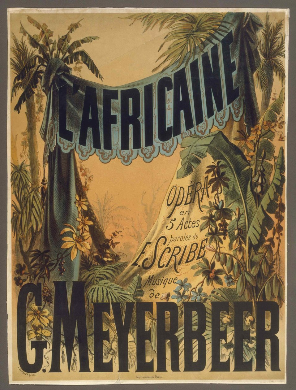 Póster para la ópera L