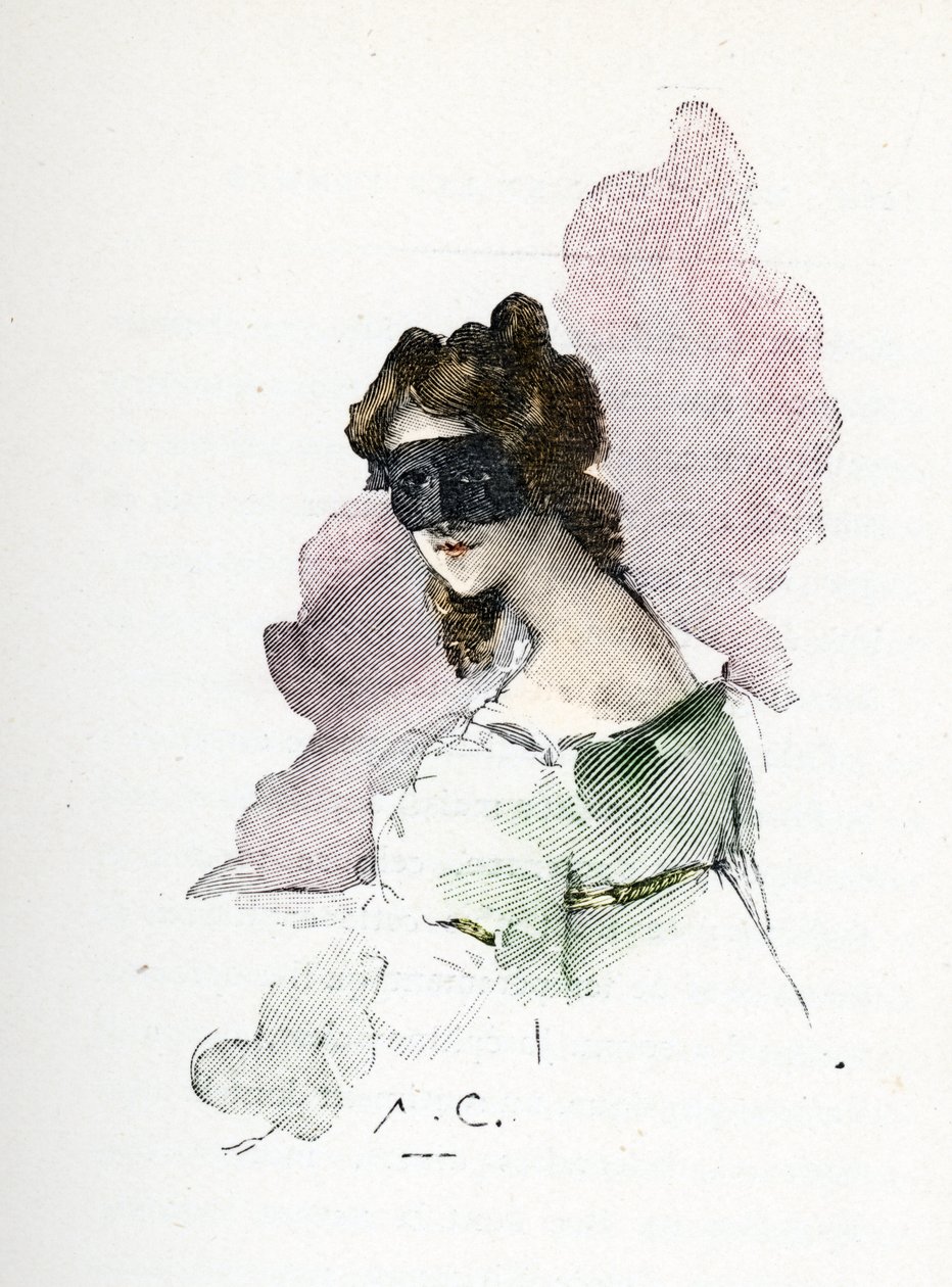 Retrato de una misteriosa amante de Napoleón I frecuentada hacia 1803 y apodada la dama de Saint-Cloud de Antoine Calbet