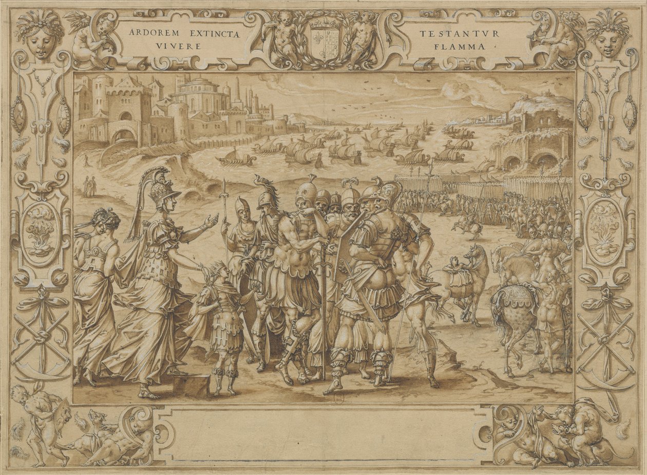 Historia de la reina Artemisia, p. 47 de Antoine Caron