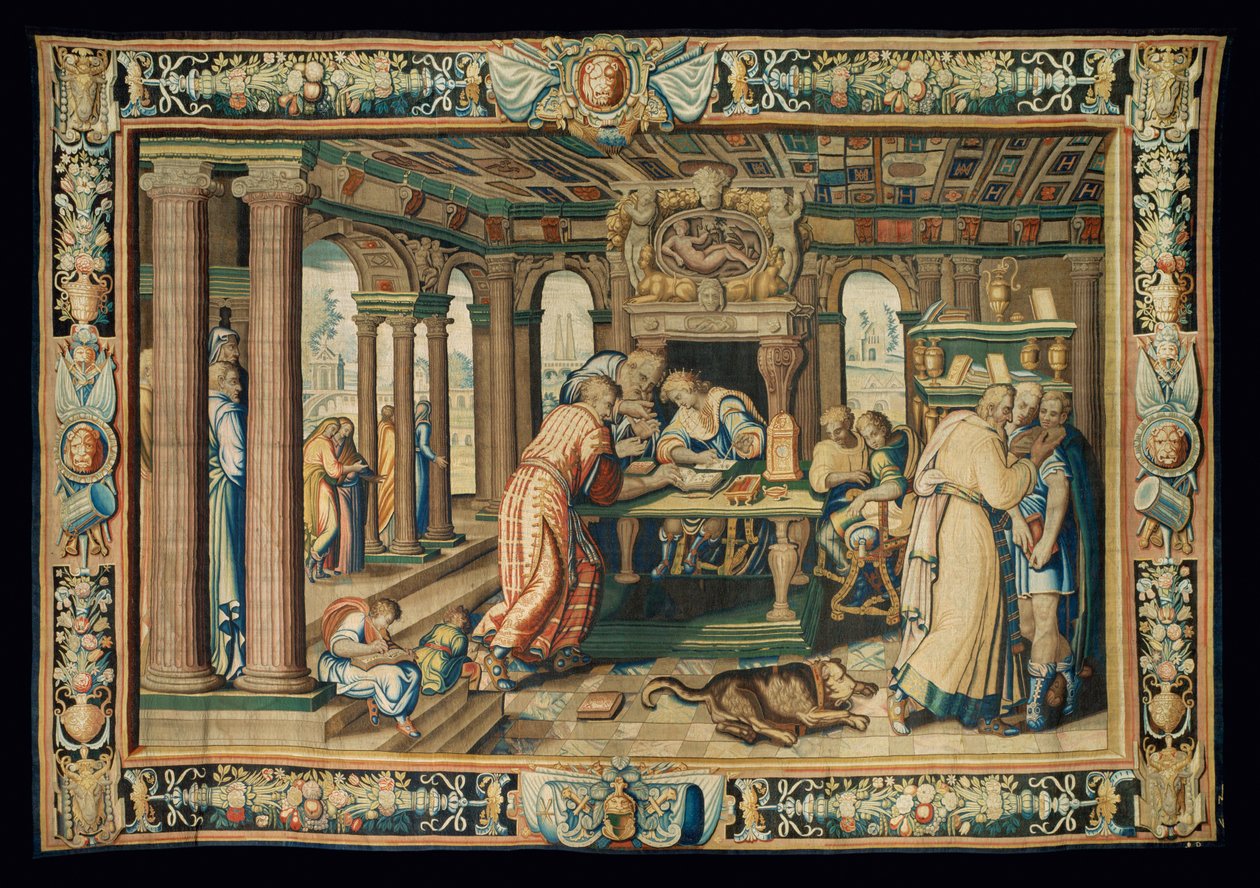 Tapiz " Historia de Artemisia ", París ... de Antoine Caron