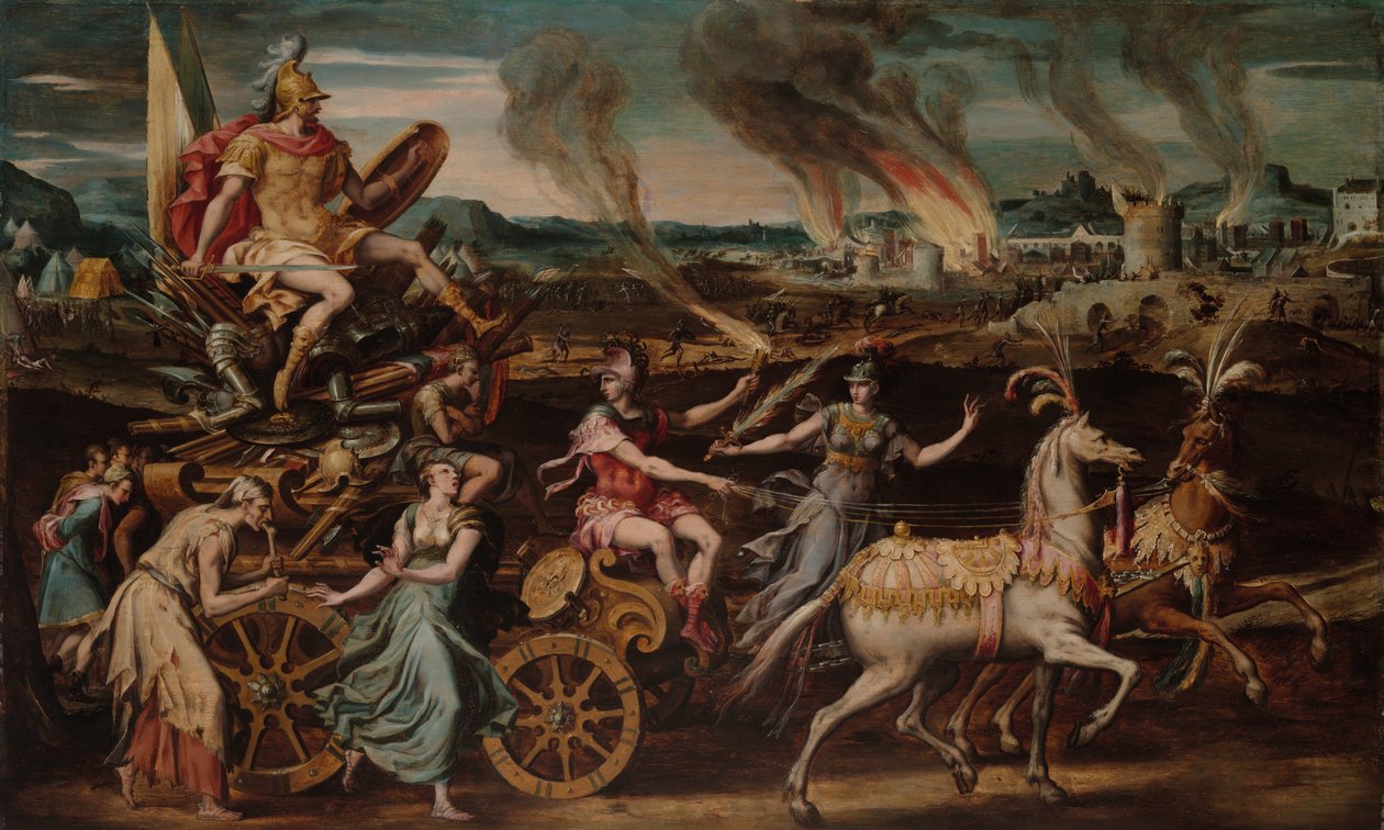 El triunfo de Marte de Antoine Caron