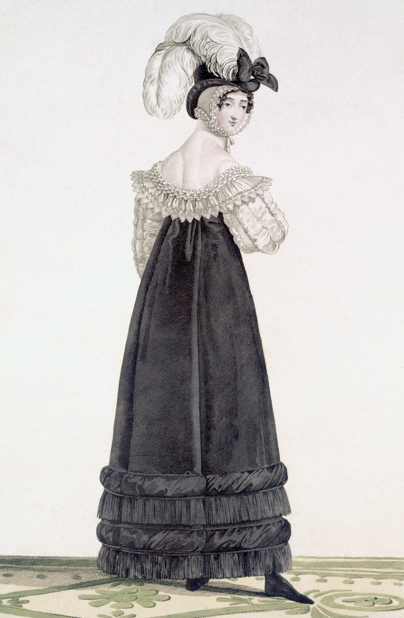 Dama en vestido de mañana de terciopelo, lámina 24 de 