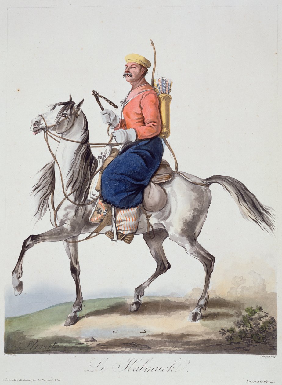 El Kalmyk de Antoine Charles Horace Vernet