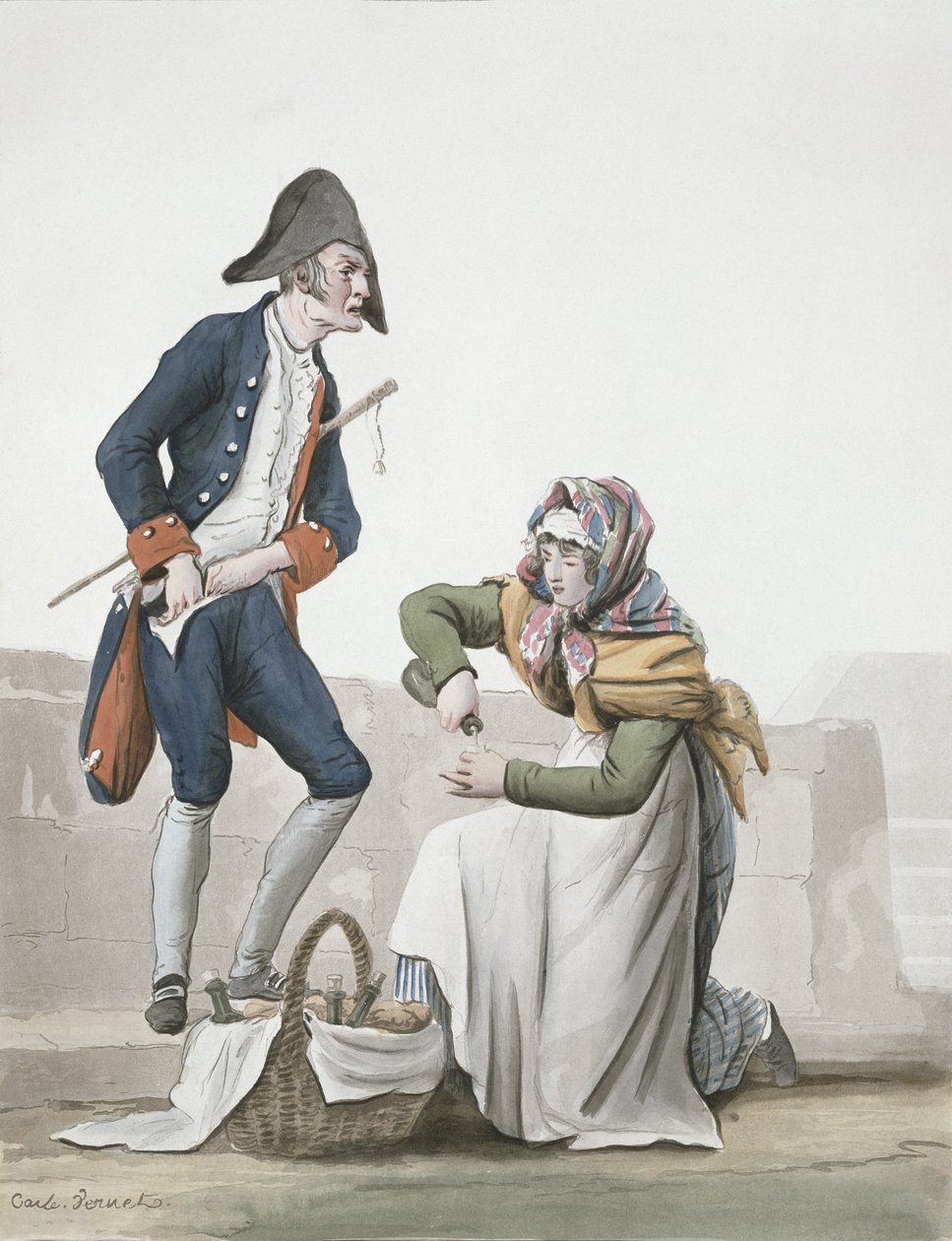 El vendedor de brandy de Antoine Charles Horace Vernet