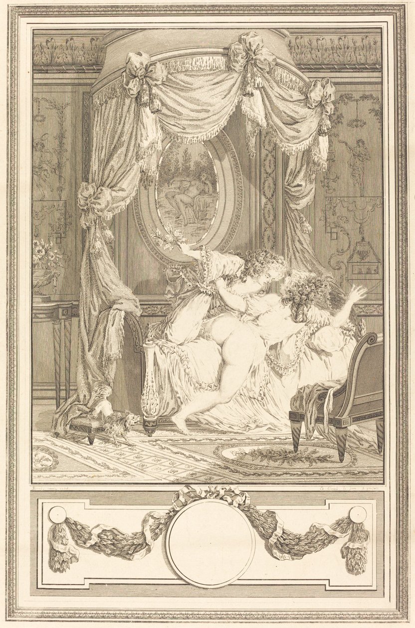 La Paliza con Rosas de Antoine Cosme Giraud after Antoine Borel