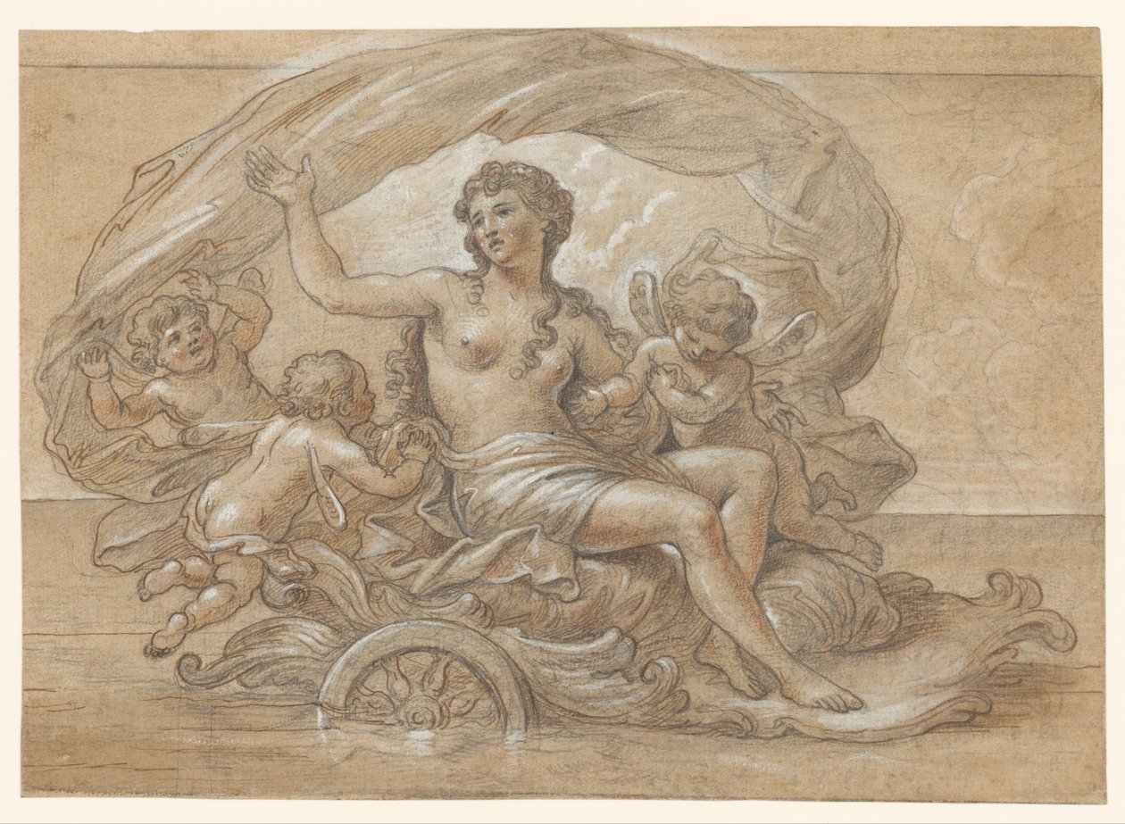 Galathea en su carro de mar de Antoine Coypel