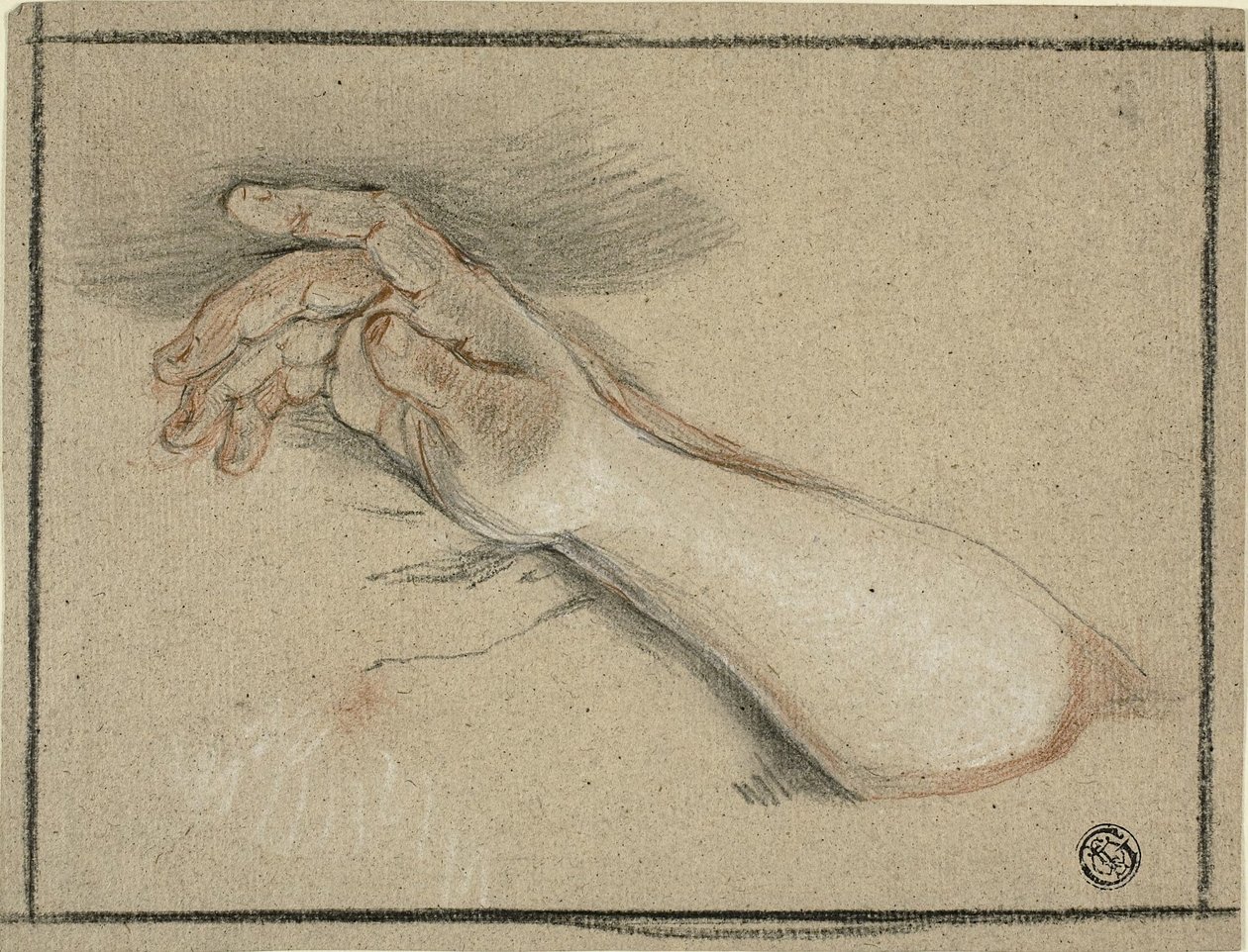Mano y antebrazo de Antoine Coypel