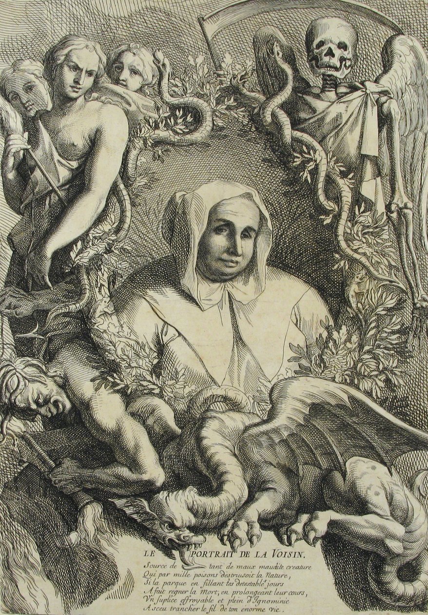 Retrato de la Voisin de Antoine Coypel