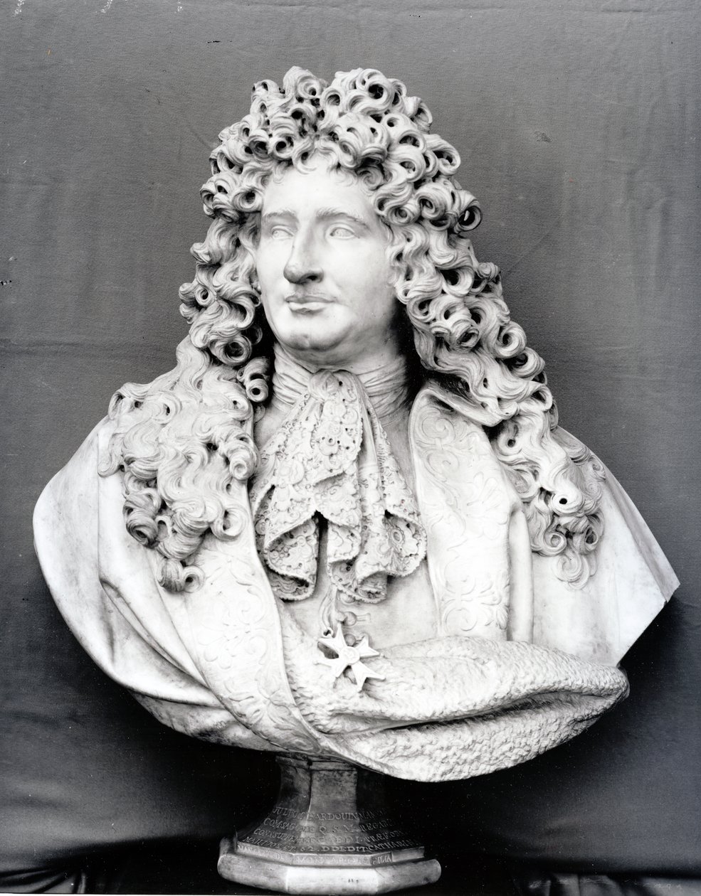Busto de Jules Hardouin Mansart (1646-1708) 1698 de Antoine Coysevox