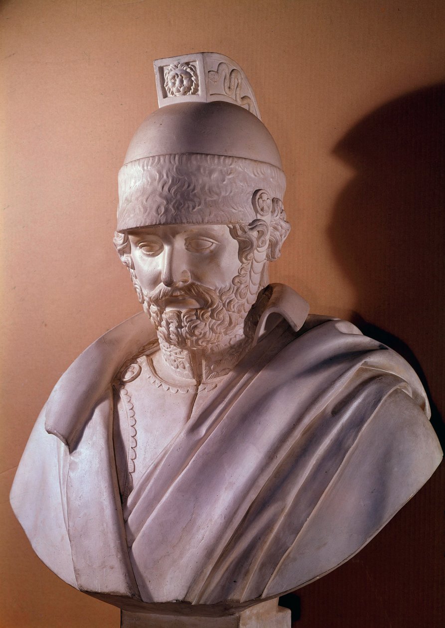 Retrato de Jacques Christophe Coquille llamado General Dugommier (1736-1794) Escultura de Antoine Denis Chaudet (1763-1810) Alt. 0,90 m Versalles, museo del castillo de Antoine Denis Chaudet
