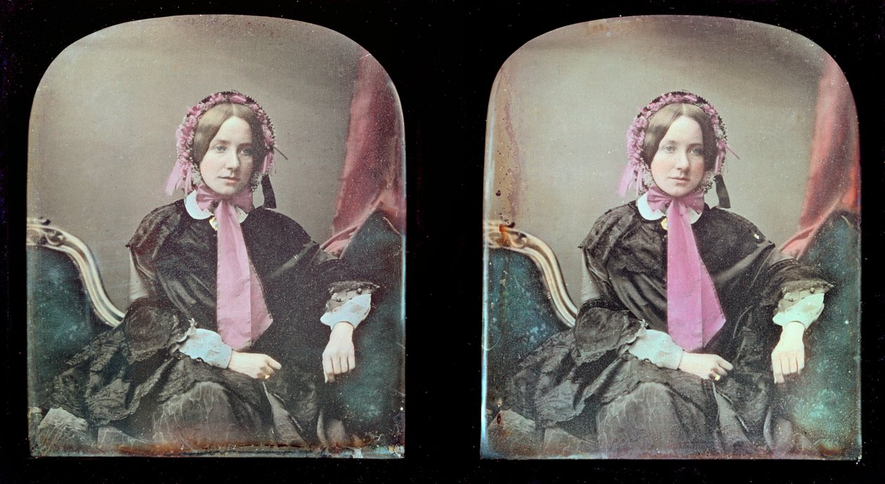Retrato de una mujer (daguerrotipo) de Antoine Francois Jean Claudet