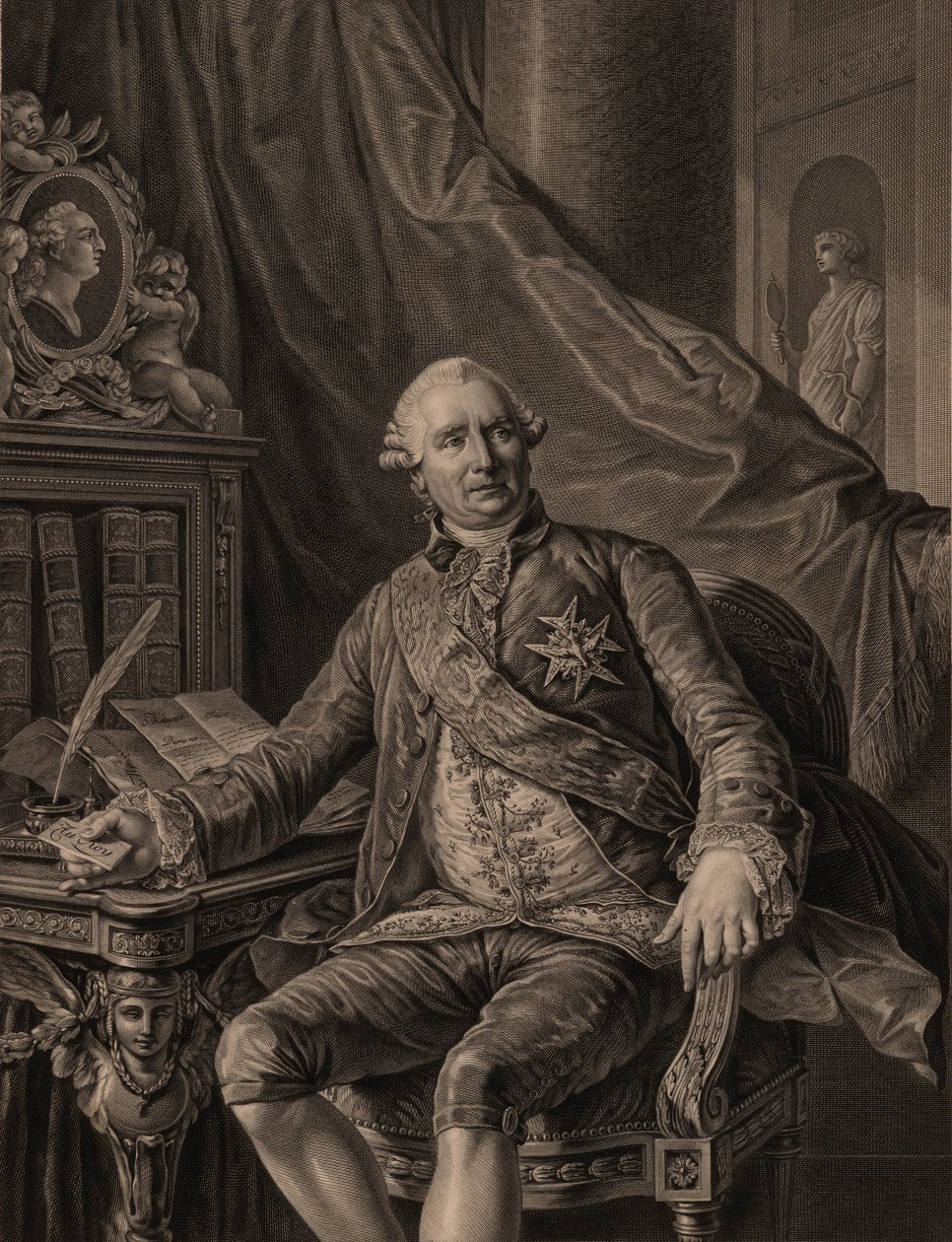 Charles Gravier, conde de Vergennes 1717-1787, 1774 de Antoine François Callet