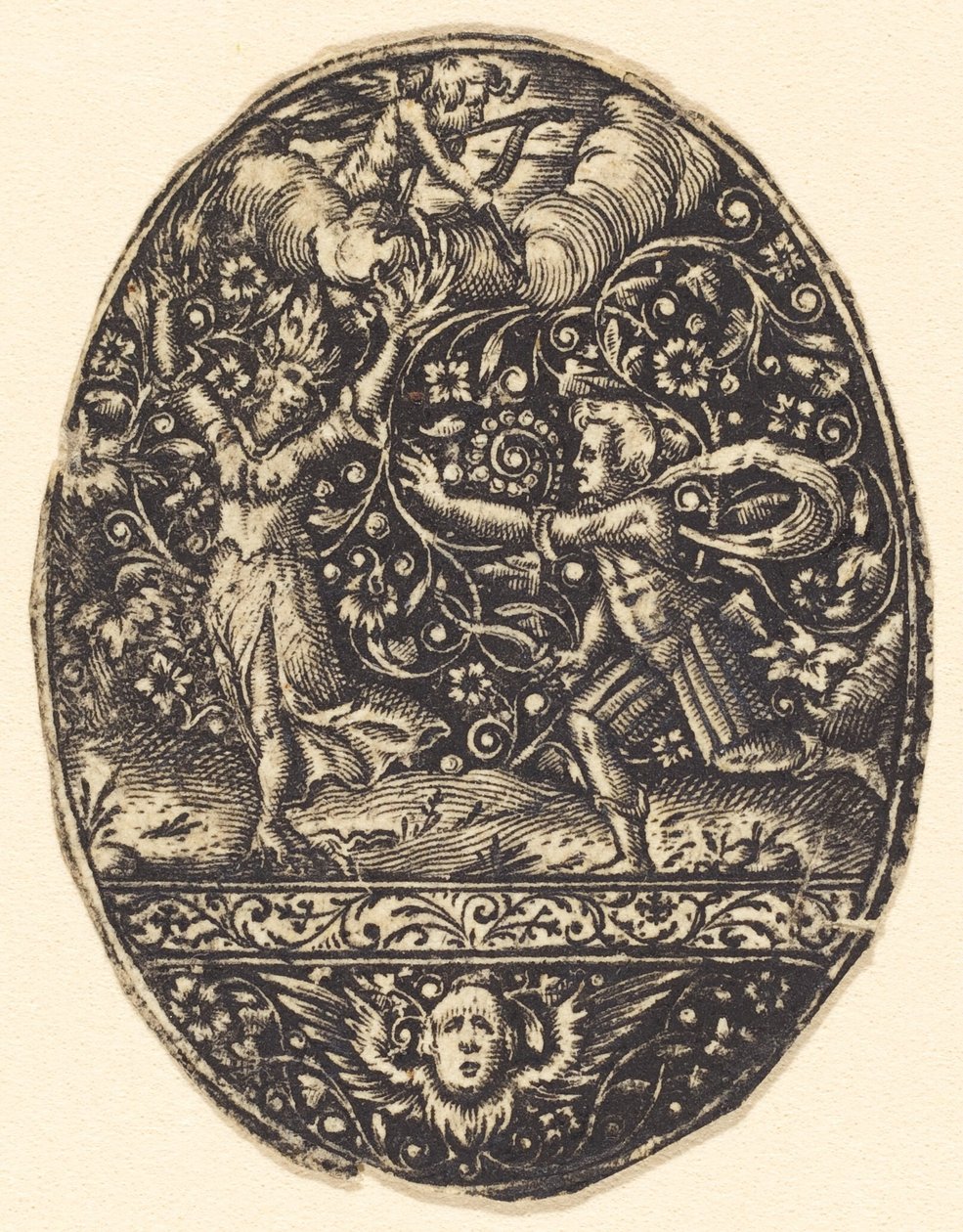Apolo y Dafne de Antoine Jacquard